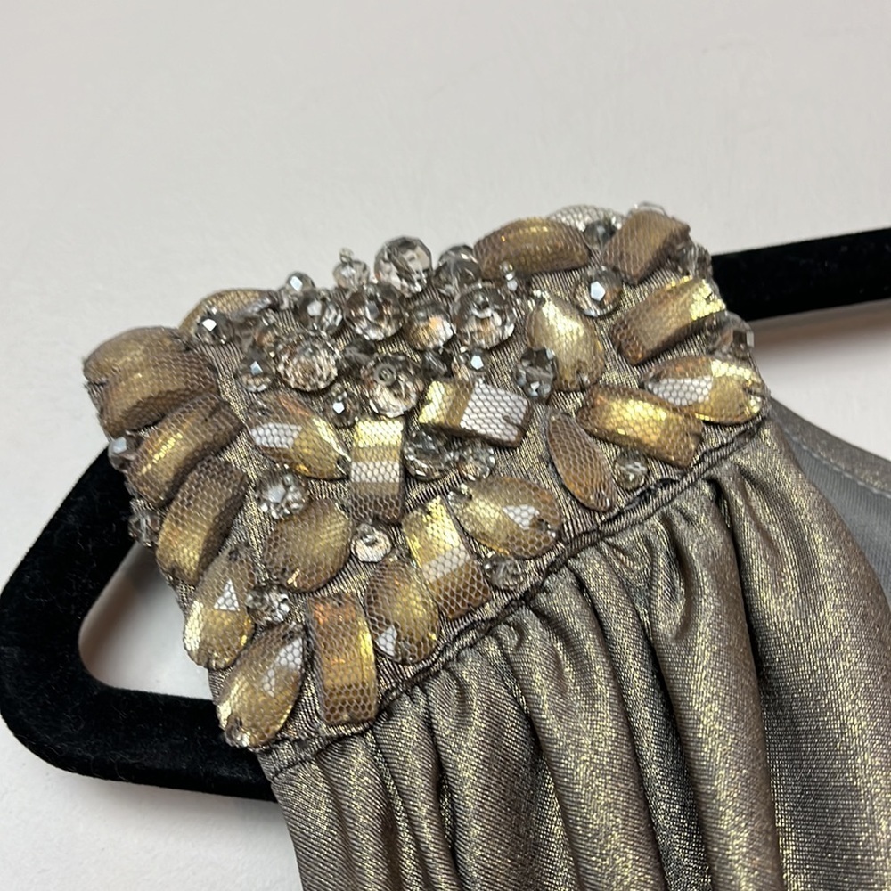 Cache ruched dress with beading - Picture 5 of 6